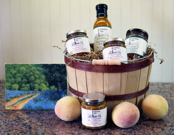 Fredericksburg Farms Peach Basket - Fredericksburg Farms