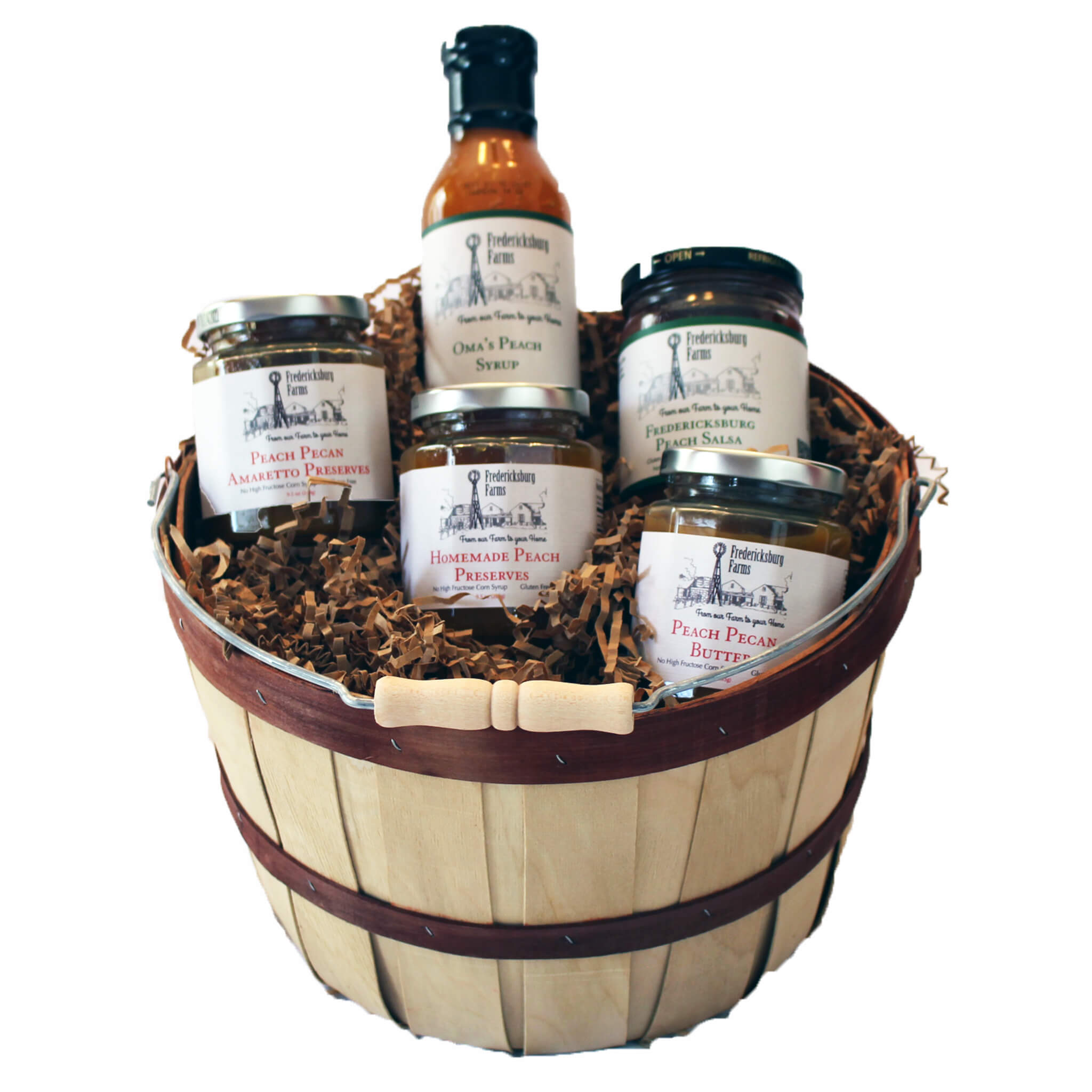Fredericksburg Farms Peach Basket - Fredericksburg Farms