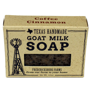 Coffee Cinnamon Goat Milk Soap - Fredericksburg Farms