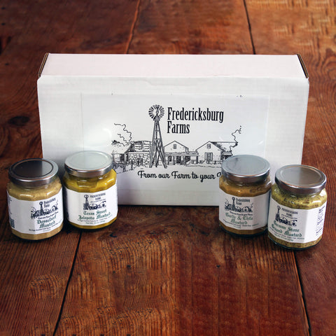 Texas Mustard Lover's Gift Box - Best Sellers - Fredericksburg Farms