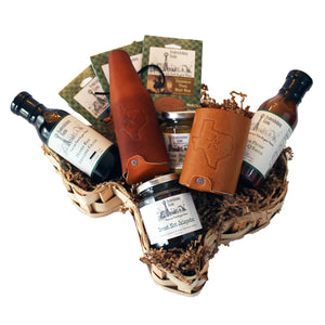 Texas BBQ Starter Set Gift Basket - Large - Fredericksburg Farms