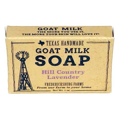 NEW-Hill Country Lavender Travel Size Bar Soap - Fredericksburg Farms