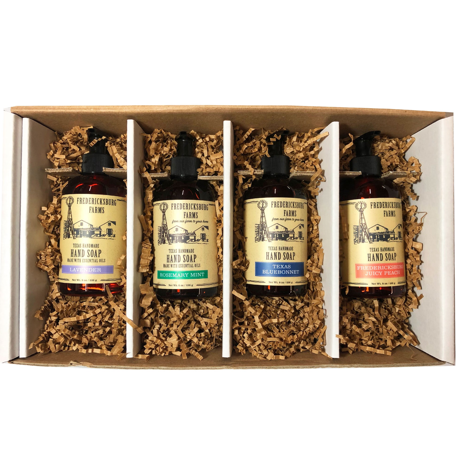 Hand Soap 4-pack Gift Box - Fredericksburg Farms