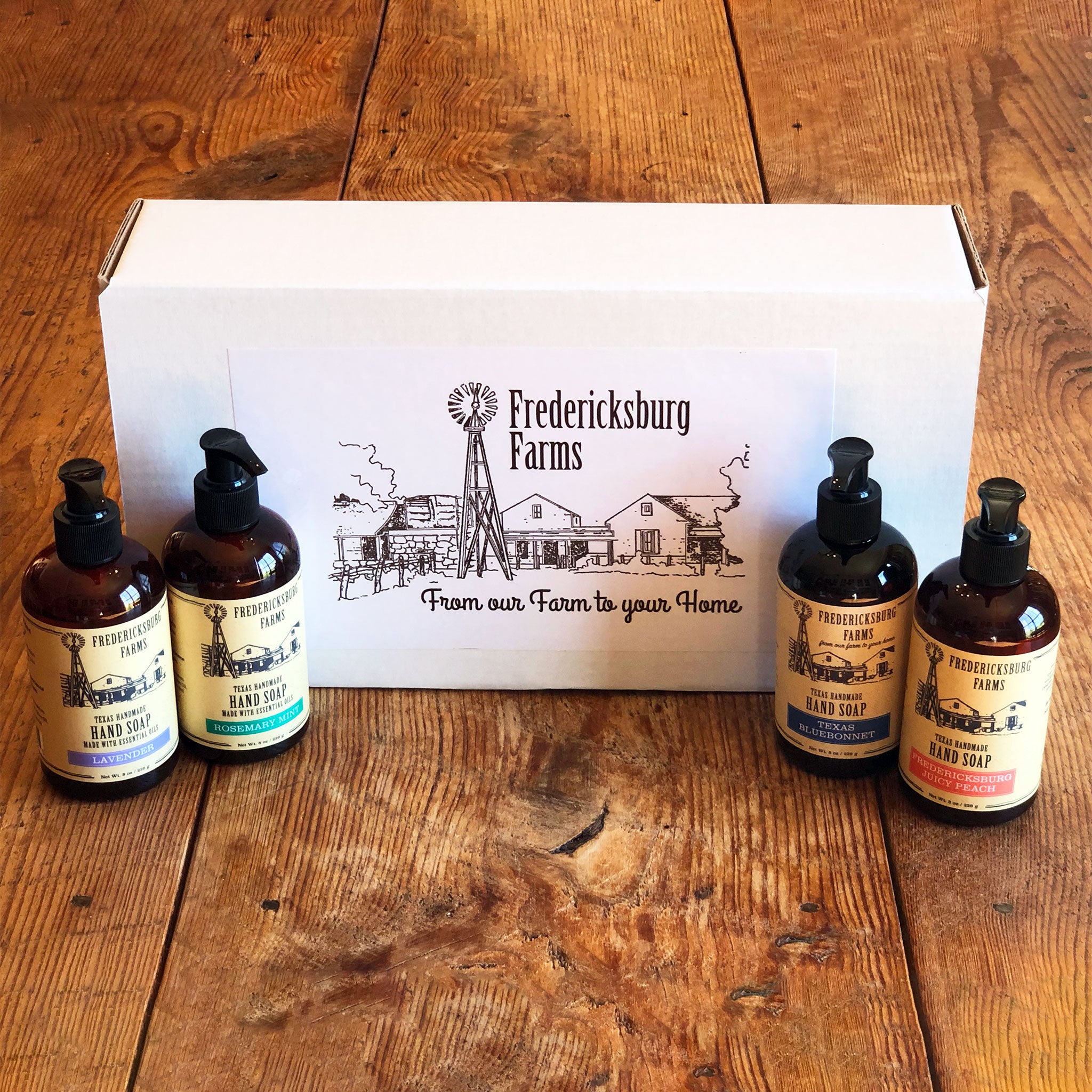 Hand Soap 4-pack Gift Box - Fredericksburg Farms