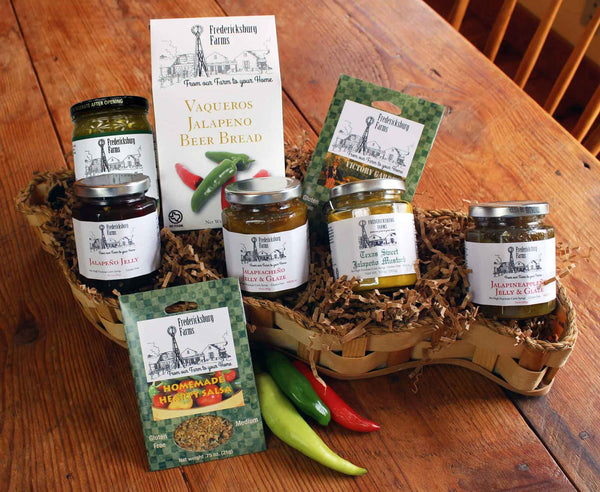 Jalapeno Lovers Basket - Fredericksburg Farms
