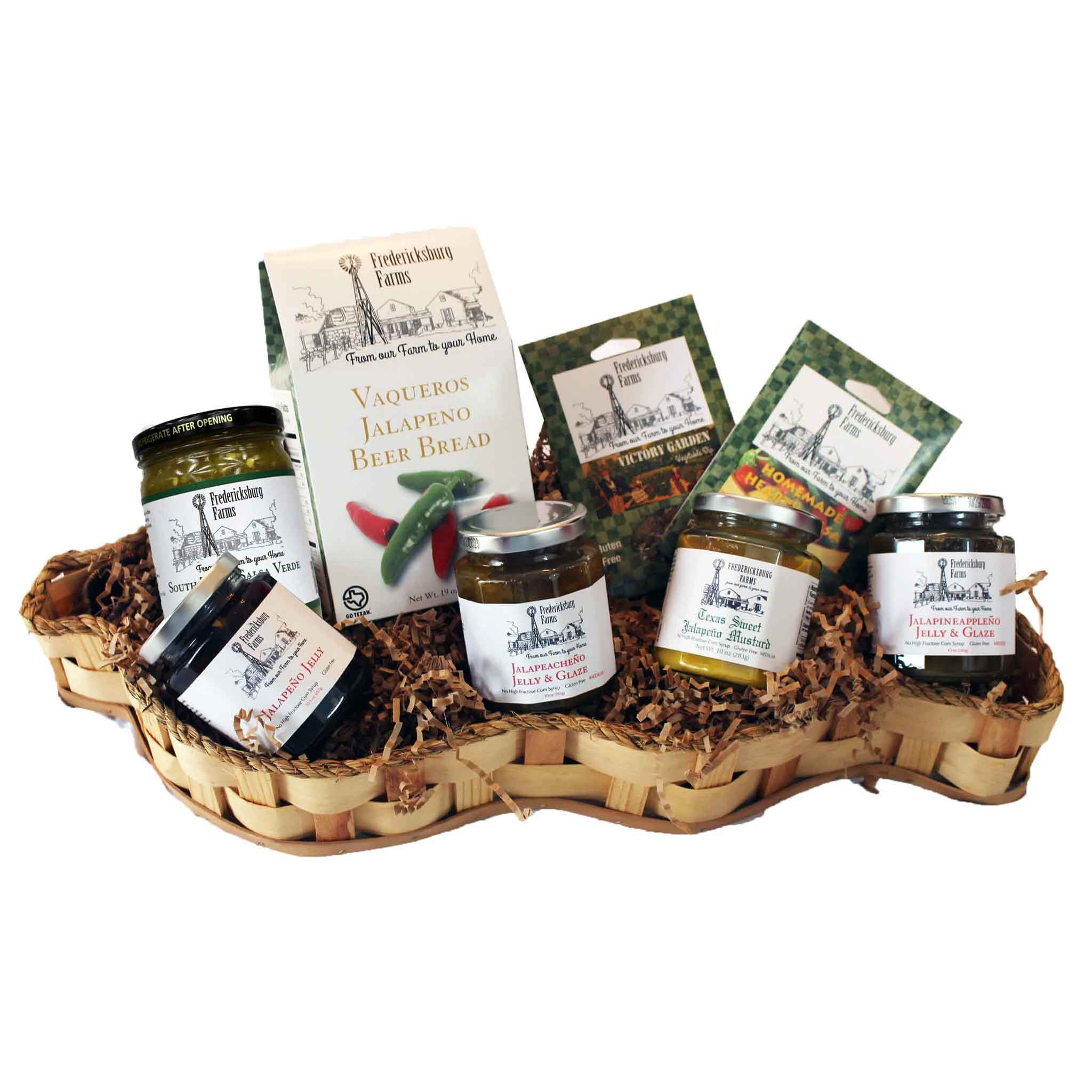 Jalapeno Lovers Basket - Fredericksburg Farms