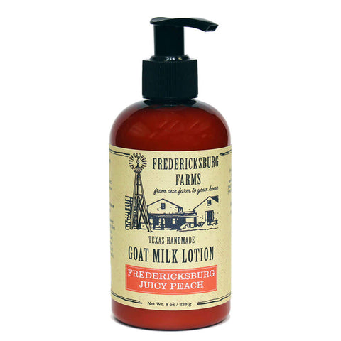 Fredericksburg Juicy Peach Goat Milk Lotion - Fredericksburg Farms