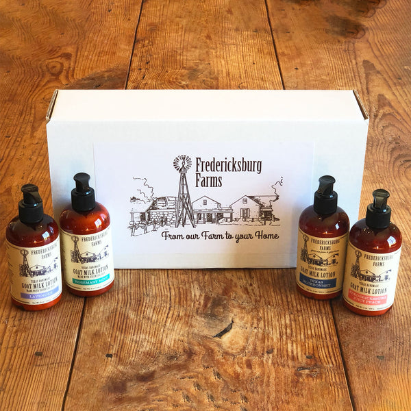 Goat Milk Lotion 4-pack Gift Box - Fredericksburg Farms