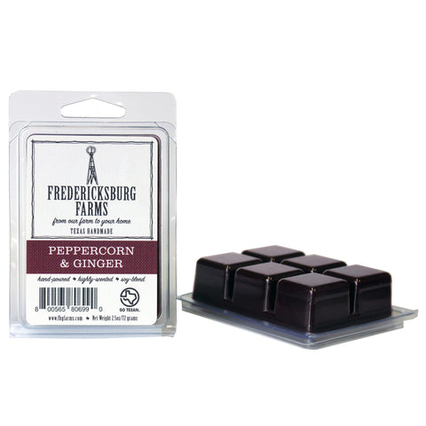 Peppercorn & Ginger Wax Melt - Seasonal - Fredericksburg Farms