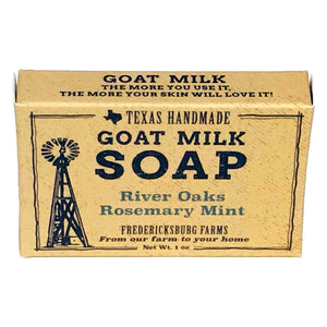 River Oaks Rosemary Mint Travel Size Bar Soap - Fredericksburg Farms