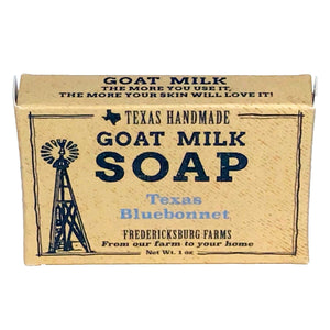 NEW-Texas Bluebonnet Travel Size Bar Soap - Fredericksburg Farms