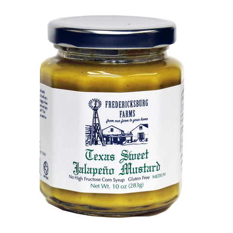 Texas Sweet Jalapeno Mustard - Fredericksburg Farms