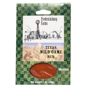 Texas Wild Game Rub - Fredericksburg Farms