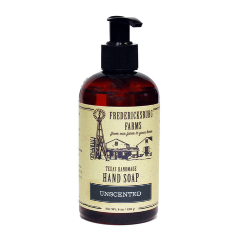 Unscented Homemade Hand Soap - Fredericksburg Farms