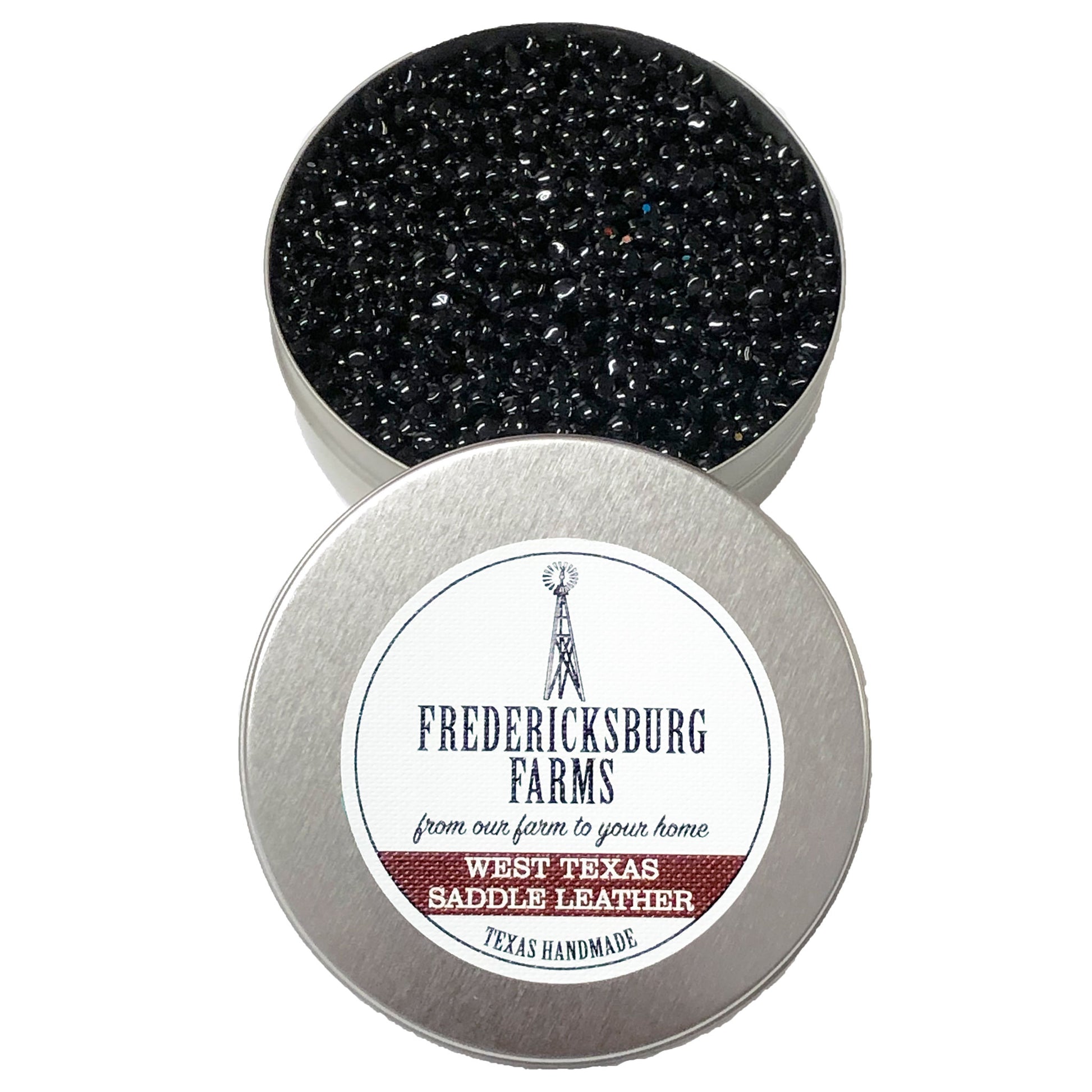 West Texas Saddle Leather Fragrance Tin - Fredericksburg Farms