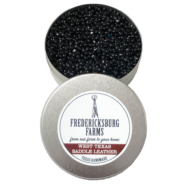 West Texas Saddle Leather Fragrance Tin - Fredericksburg Farms