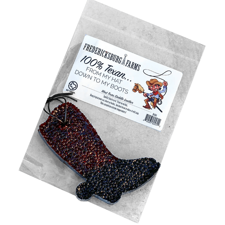 West Texas Saddle Leather Air Freshener - Fredericksburg Farms