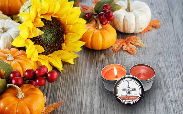 Autumn Harvest Candle Travel Tin - Fredericksburg Farms