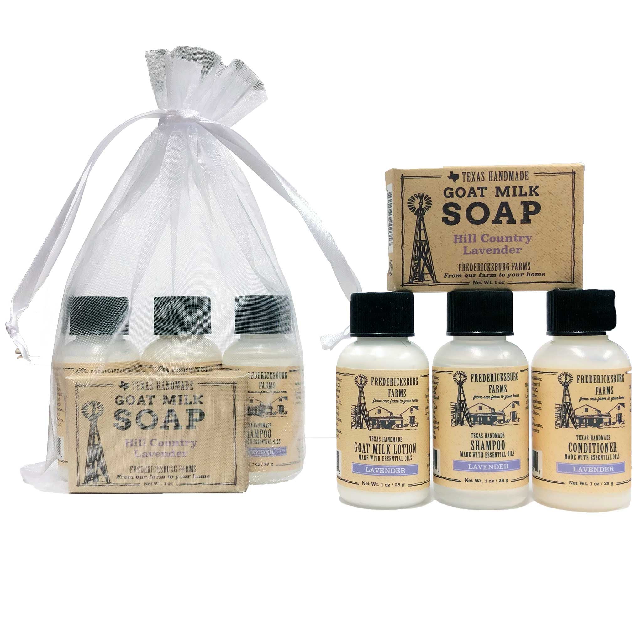 Hill Country Lavender Travel Size Gift Set – Fredericksburg Farms