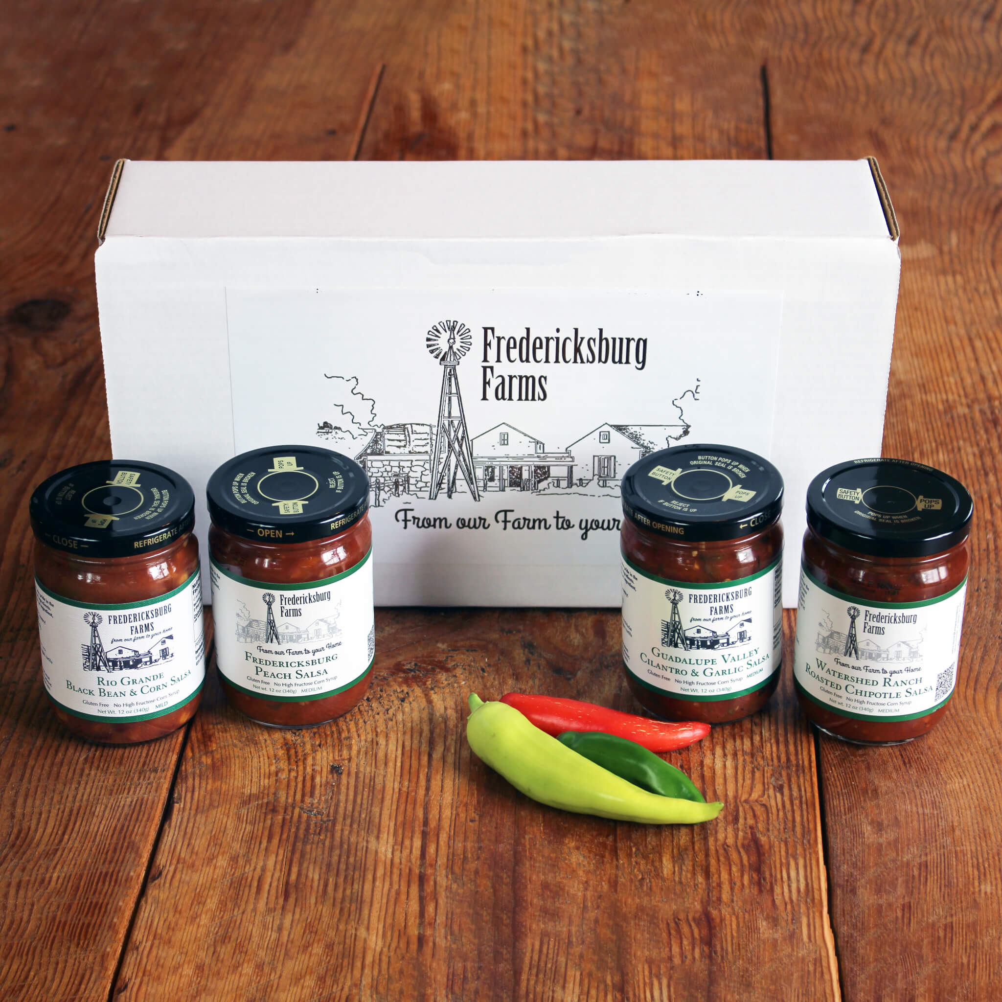 Best Seller Salsa Gift Box - Fredericksburg Farms