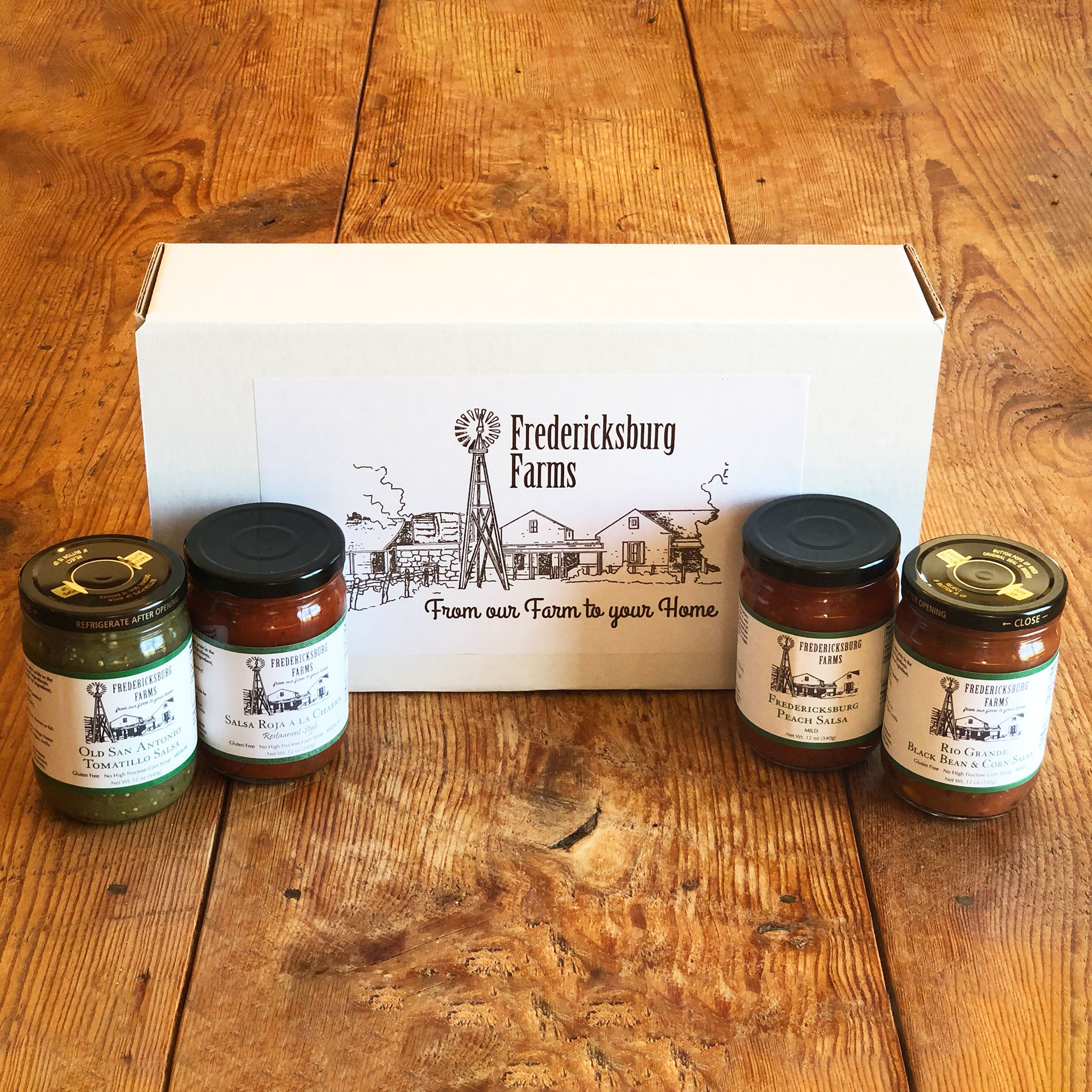 Salsa Gift Box - Mild to Medium – Fredericksburg Farms