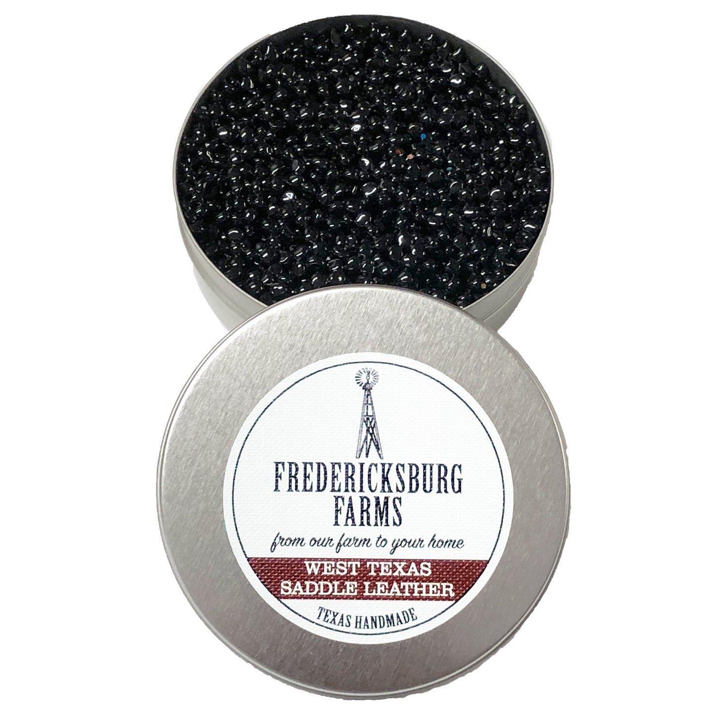 West Texas Saddle Leather Fragrance Tin - Fredericksburg Farms